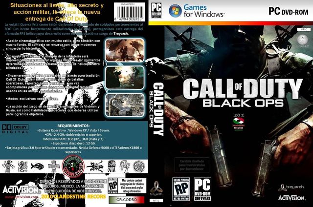 Black Ops Dvd